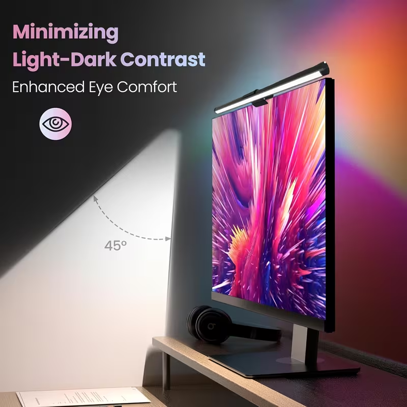 Party Games On Switch - Barra de Luz LED para Monitor,