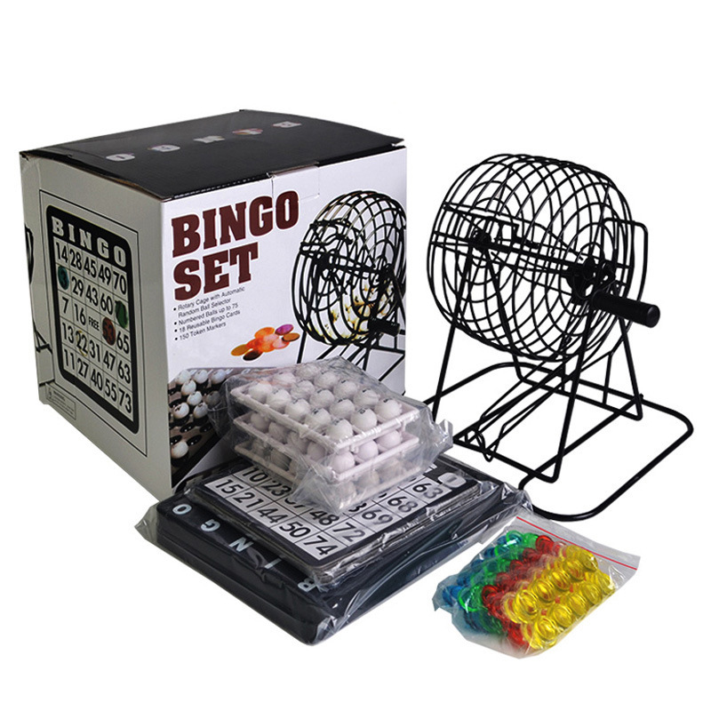 Party Games For Adults Large Group - Máquina de lotería de Bingo, juego