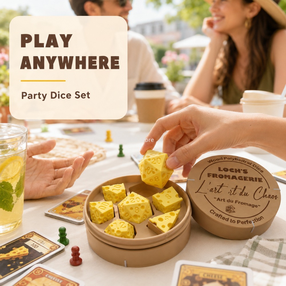 Party Games Classic - Caja de dados con forma de