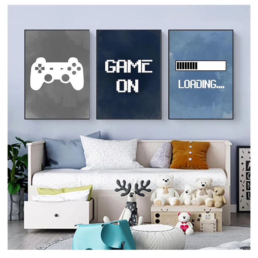 Party Games Kids - Decoración de Pared para Cuarto de