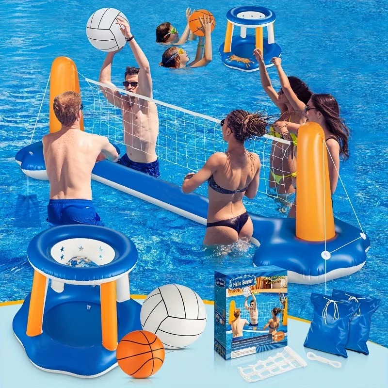 Party Games Summer - Juego de Balsas Inflables Grandes para