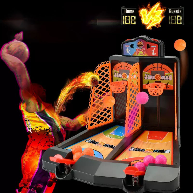 Party Games Classic - Mini Baloncesto de Escritorio, Juego de