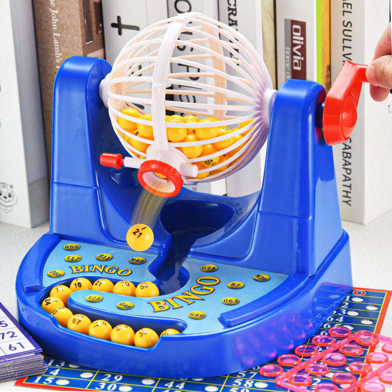 Party Games Classic - Máquina Clásica de Bingo para Sorteo