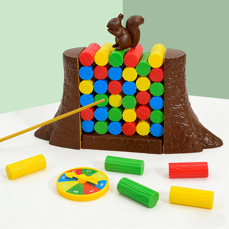 Party Games Kids Indoor - Juego de equilibrio con ardillas, no