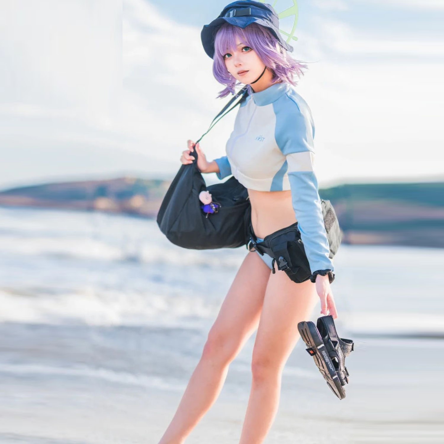 Sorai Saki-Cosplay de Anime, d - Party Games Summer reseña y precio