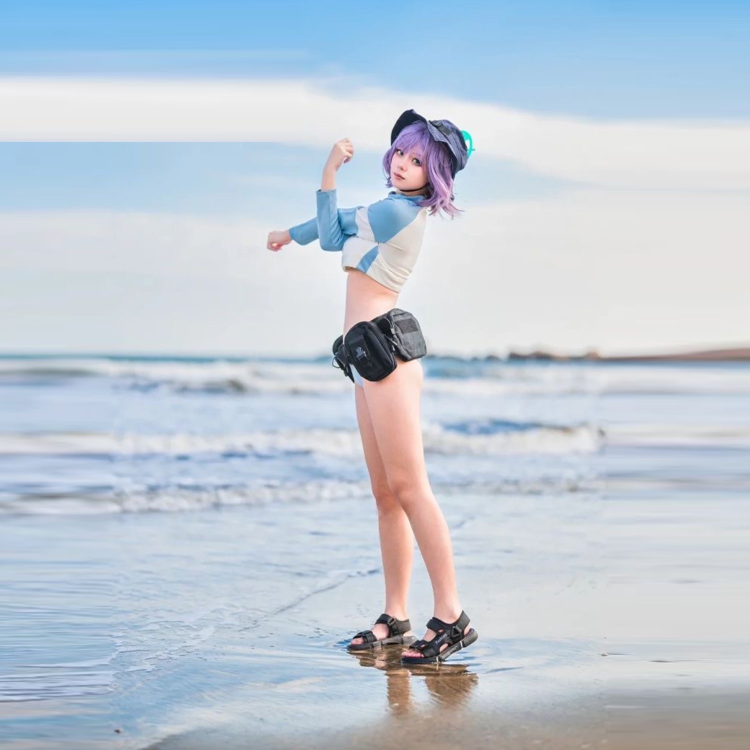 Sorai Saki-Cosplay de Anime, d - Party Games Summer reseña y precio
