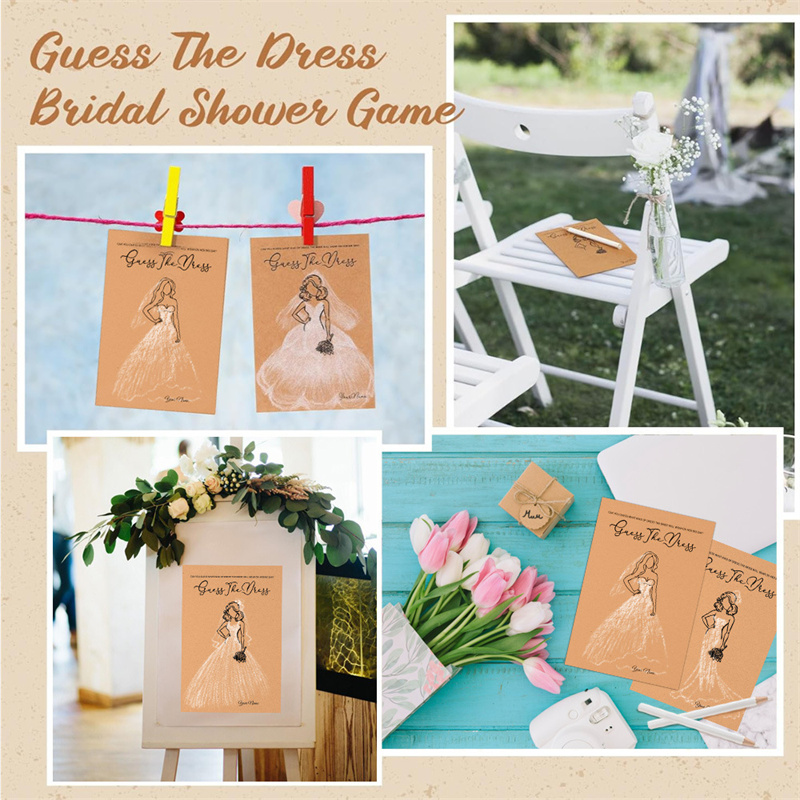 20 tarjetas de juego de adivin - Party Games Bridal Shower reseña y precio
