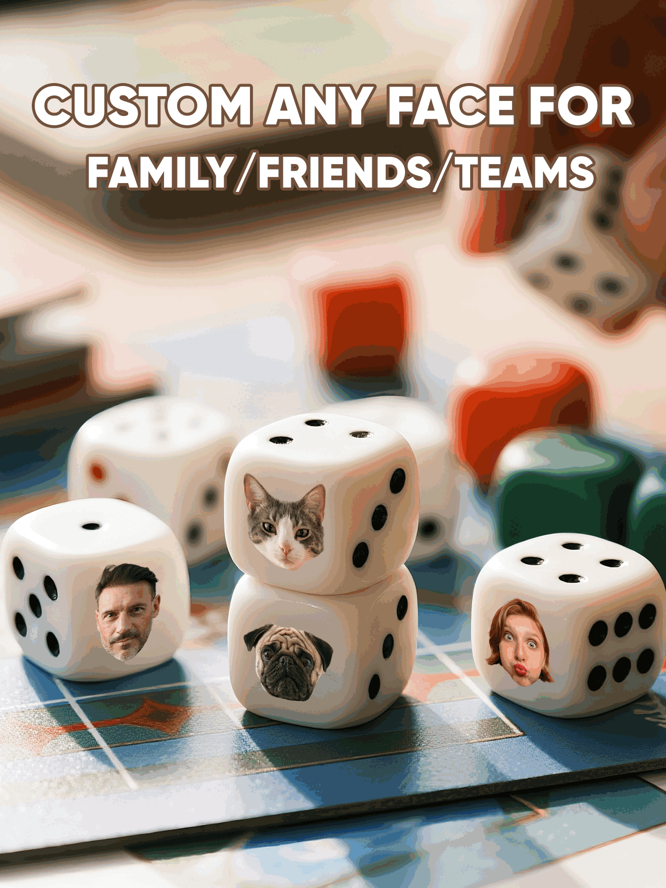 Dados Personalizados con Caras - Party Games For Adults reseña y precio