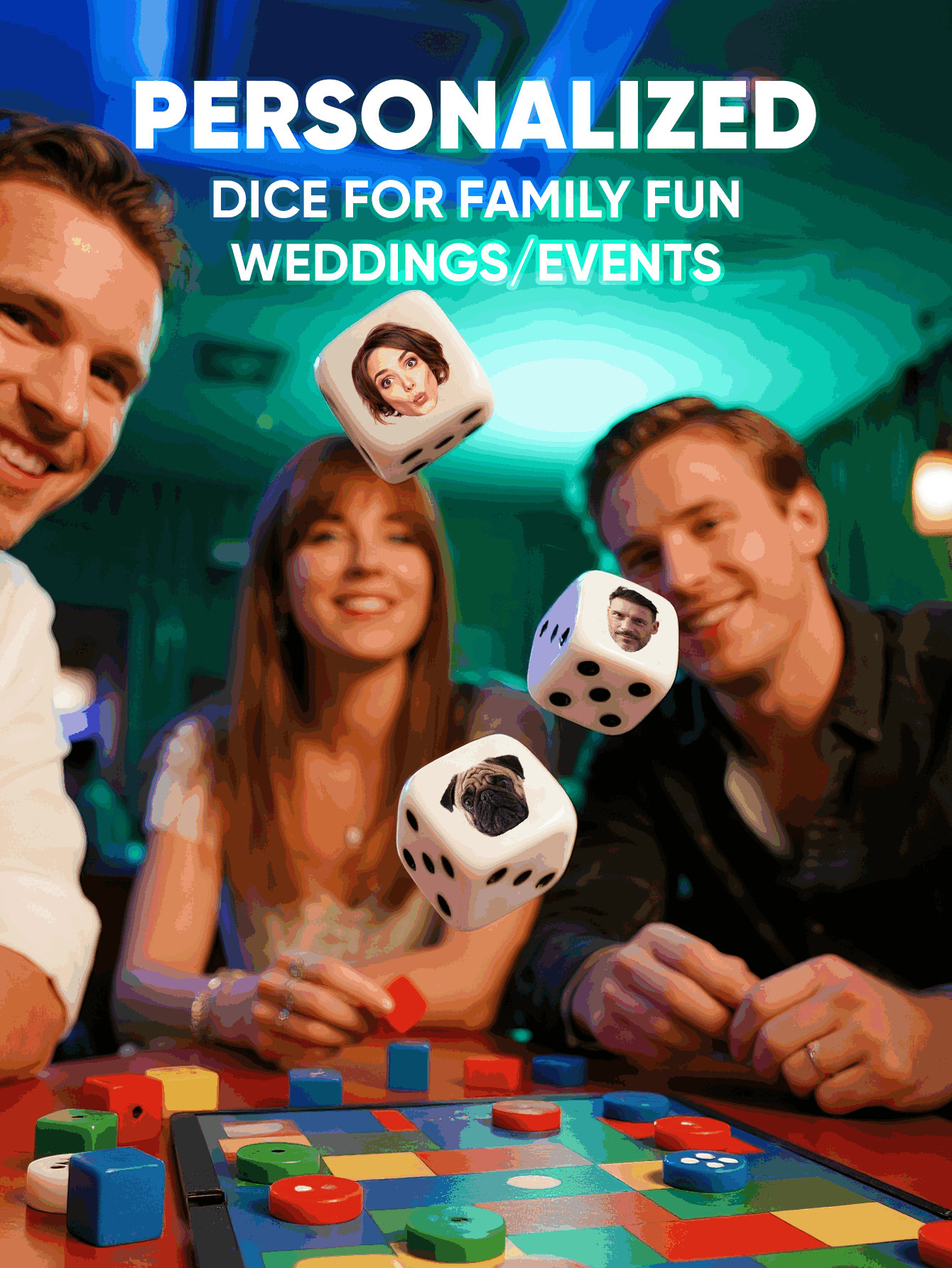 Dados Personalizados con Caras - Party Games For Adults reseña y precio