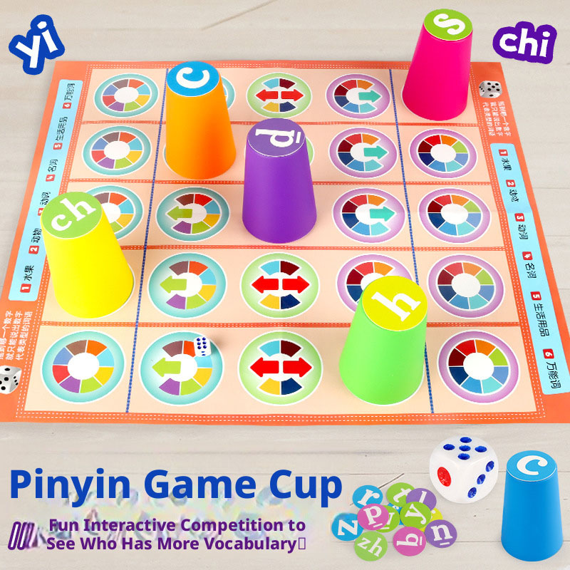 Juego de mesa chino Pinyin par - Party Games Kids Indoor reseña y precio