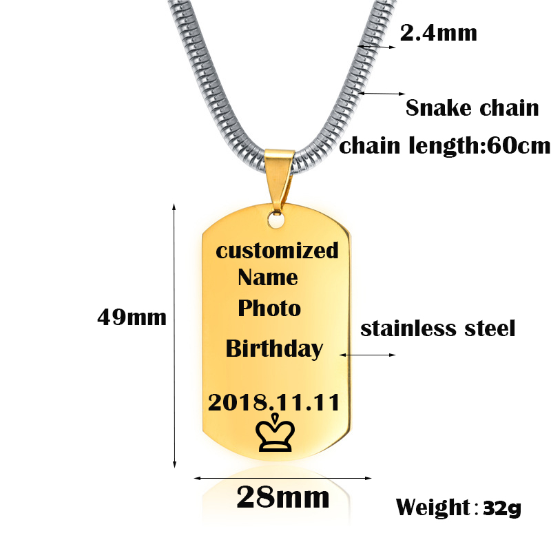 Collar personalizado de acero  - Party Games Classic reseña y precio