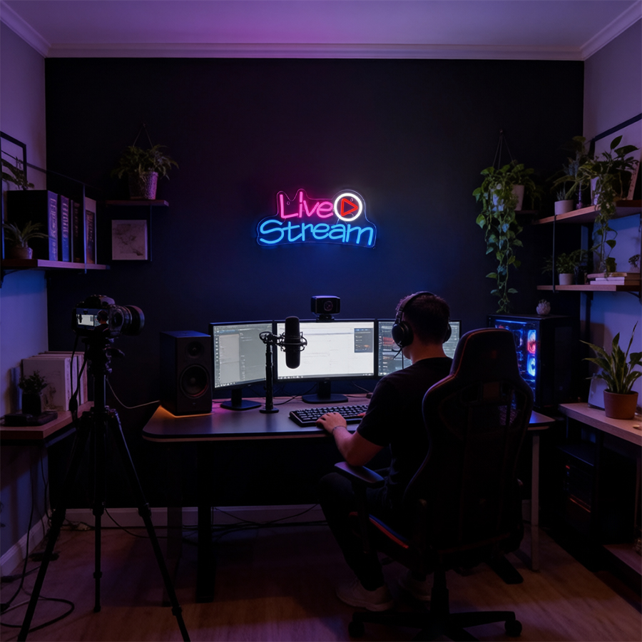 Letrero de neón LED para trans - Party Games Stream reseña y precio