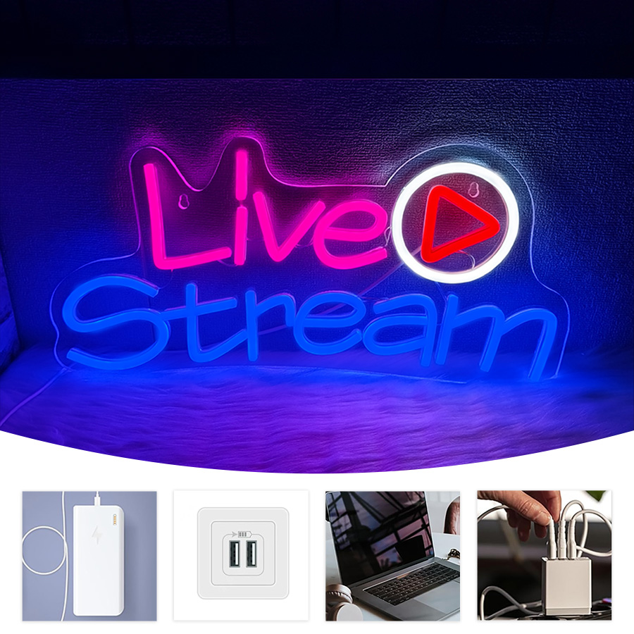 Letrero de neón LED para trans - Party Games Stream reseña y precio