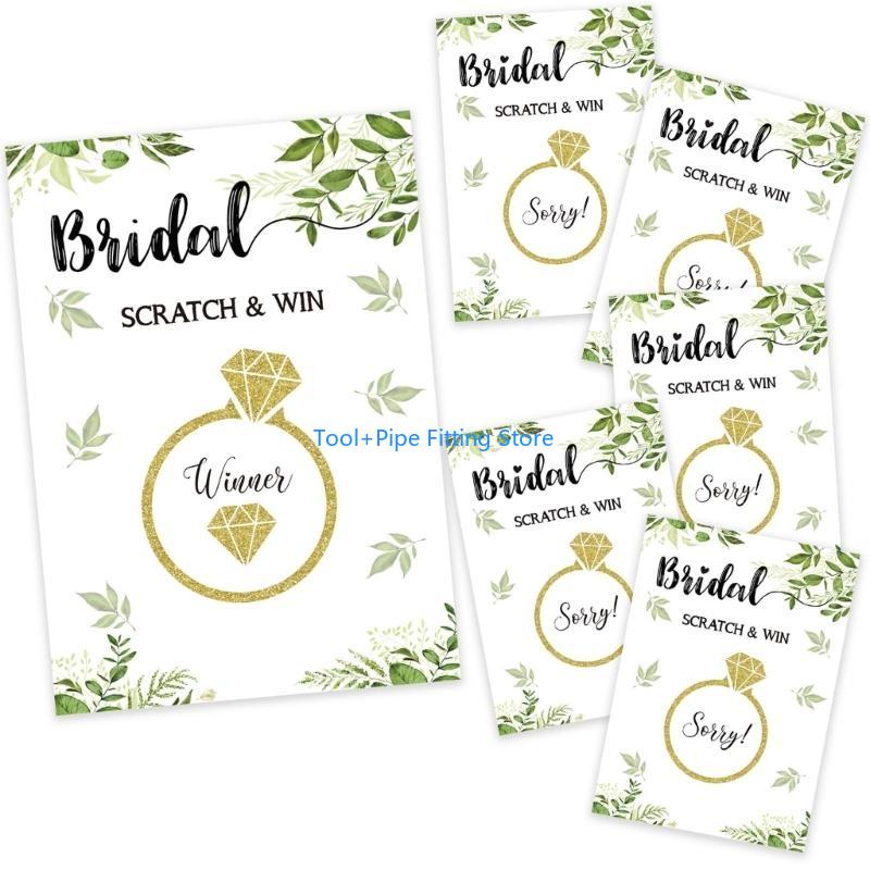 F92B Juego cartas para rascar  - Party Games Bridal Shower reseña y precio