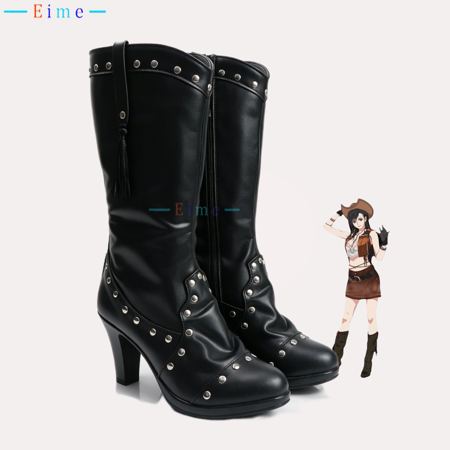 Zapatos de Cosplay FF7 Tifa, b - Party Games For Adults reseña y precio