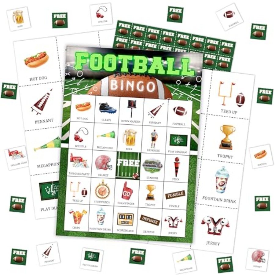 Tarjeta de juego de bingo para - Party Games For Adults Large Group reseña y precio