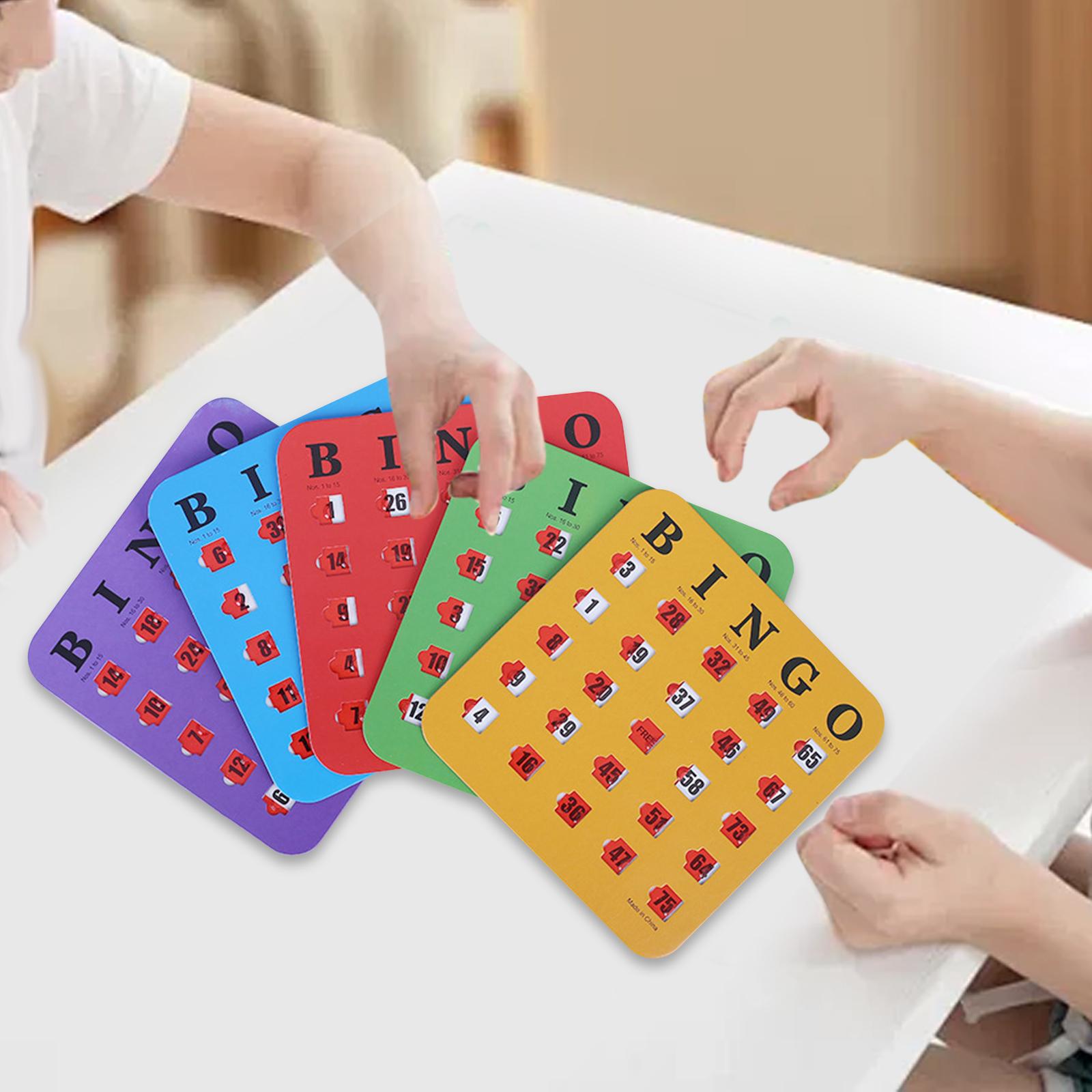 5 piezas de cartón de bingo co - Party Games For Adults Large Group reseña y precio